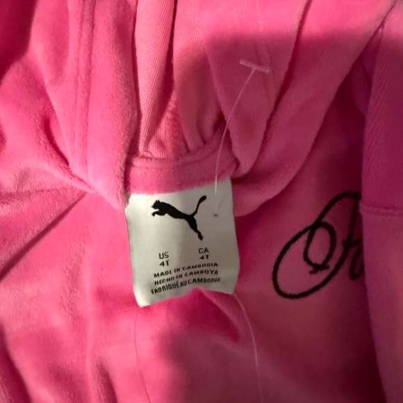 Puma Kids Matching Set in Pink - Picture 4 of 5